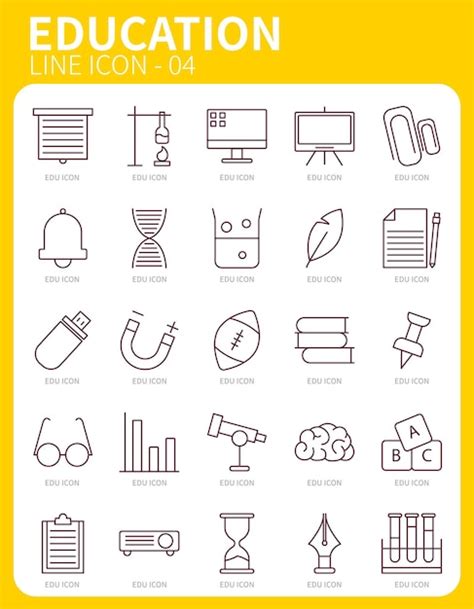 Premium Vector Fun School Study Learning Icon