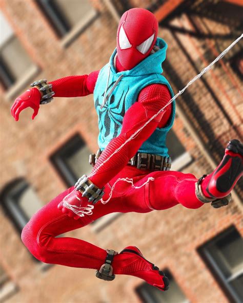 SALE LAST SET VERY HOT RARE SOLD OUT EVERYWHERE Hot Toys Spider Man Scarlet Spider