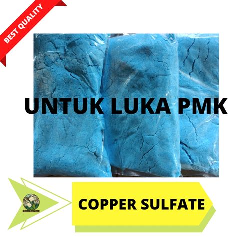 Jual Copper Sulphate 100Gr Tembaga Sulfate Bubuk Terusi Untuk