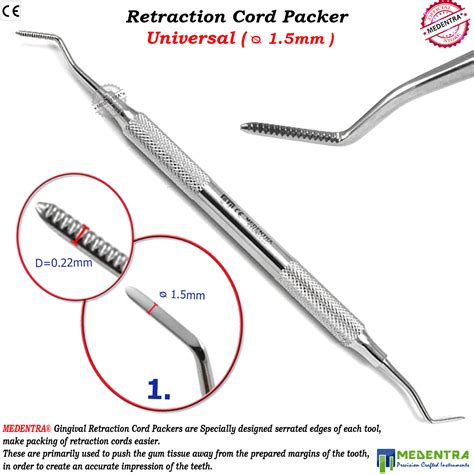 Dental Gingival Retraction Cord Packers Gum Tissue Surgery Cord