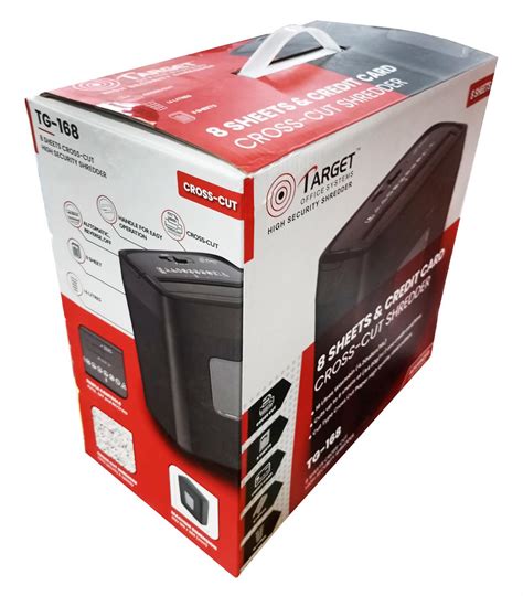 Target TG-168 8-Pages Cross-Cut Paper/Card Shredder