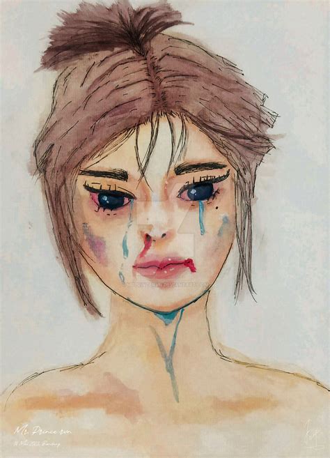 Girl Cry Watercolor Painting by mrprincervn on DeviantArt