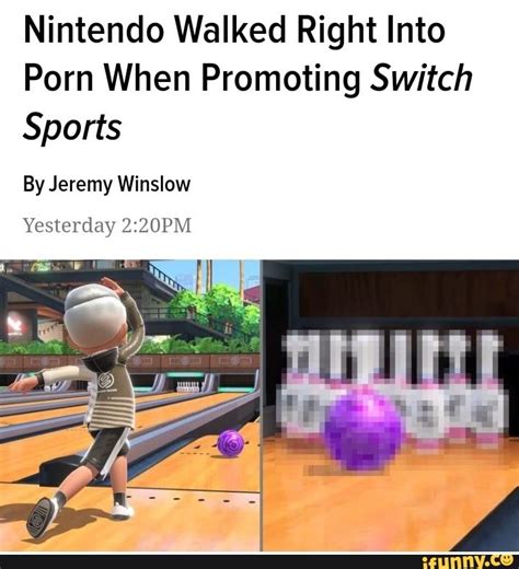 Nintendo Walked Right Into Porn When Promoting Switch Sports By Jeremy