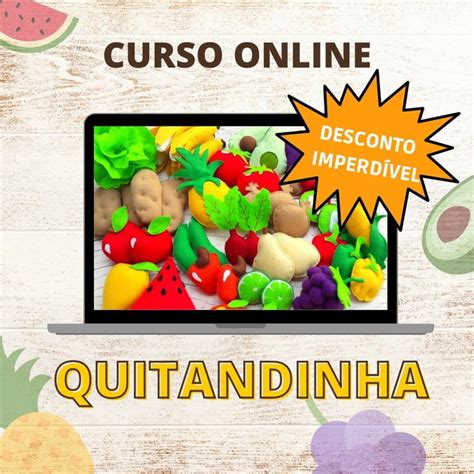 Curso Online Quitandinha De Feltro Frutas E Legumes Elo7