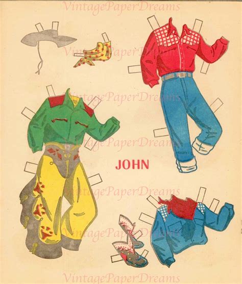 Vintage Paper Doll Printable Pdf Polka Party Paper Dolls 40s 1940s