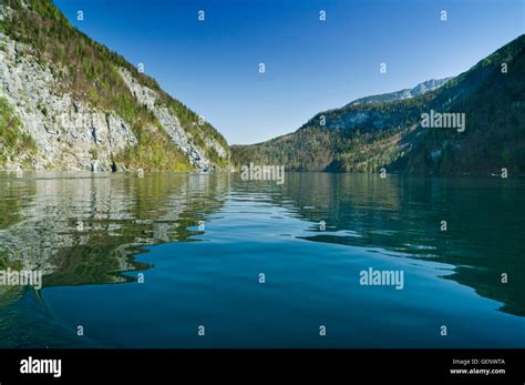 Koenigssee Lake Berchtesgaden Alps Stock Photo Alamy