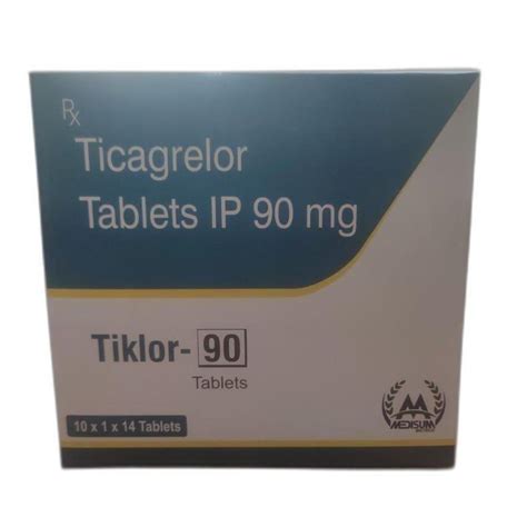 Ticagrelor 90Mg Tablet At Rs 560 Strip Brilinta Tablet In New Delhi