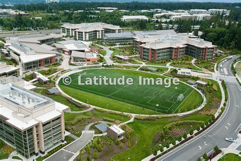 Latitude Image Microsoft Corporate Headquarter S West Campus Redmond Wa Aerial Photo