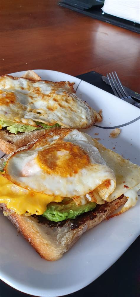 Brekky The Aussie Way Vegemite Avo And Egg On Toast Egg Recipes