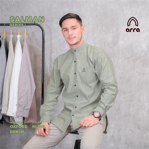 Jual Kemeja Koko Pria Lengan Panjang Jumbo Baju Koko Kokoh Kemko Pria