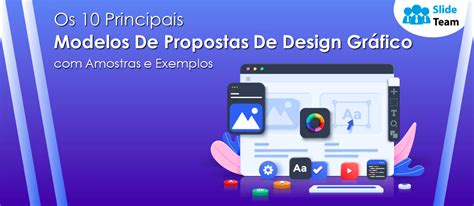 Os 10 principais modelos de propostas de design gráfico amostras e