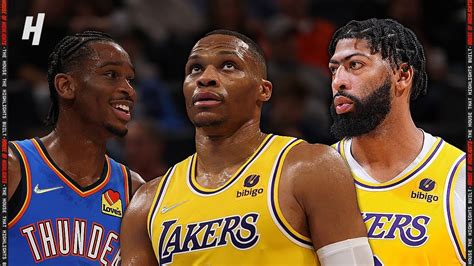 Los Angeles Lakers Vs Oklahoma City Thunder Full Game Highlights