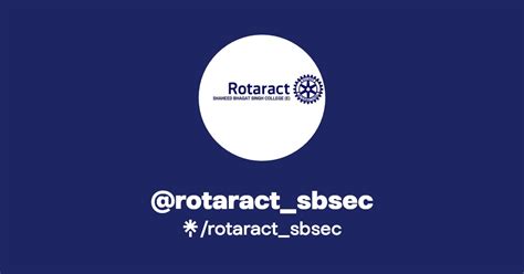 Rotaract Sbsec Instagram Linktree