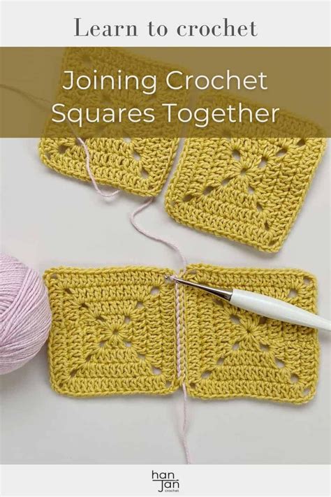 Joining Crochet Squares Easy Ways Single Flat And Slip Stitch