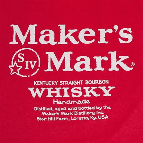 Maker's Mark Red Whiskey Logo T-Shirt