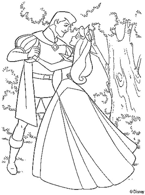 Sleeping Beauty Coloring Pages