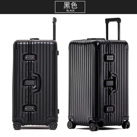 Large Capacity Thickened All Aluminum Magnesium Alloy Trolley Case