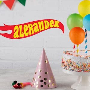 Custom Hot Car Wheels LOGO Sign With Custom Name High Resolution Hot Car Wheels Birthday