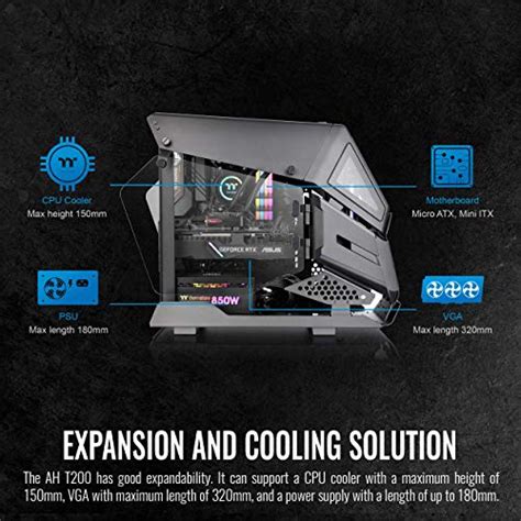 Thermaltake Ah T600 Helicóptero Estilo Marco Abierto Vidrio Temp