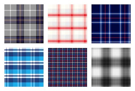 Premium Vector Seamless Checkered Plaid Pattern