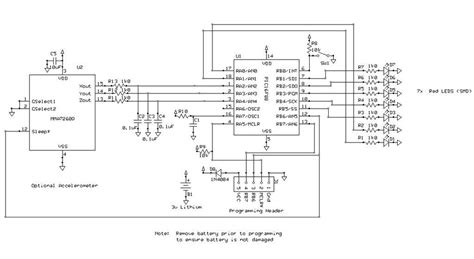 An Led Persistance Of Vision Name Badge Using Pic16f88