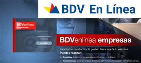 Cómo registrarse en BDV en línea