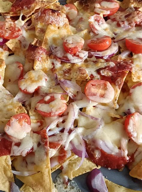 Pizza Nachos Recipe Image By Coleen Pinch Of Nom