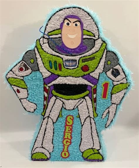 Toy Story Buzz Lightyear Inspired Piñata - Etsy