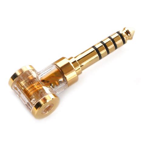 DD DJ44AG Adaptateur Jack 2 5mm Femelle vers Jack 4 4mm Mâle Plaqué Or