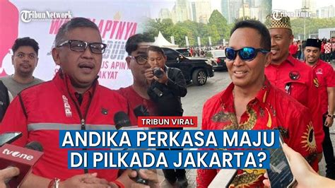 Hasto Kristiyanto Sebut Pdip Fokus Kader Di Pilkada Dki Nama Andika