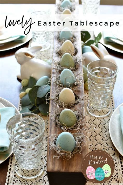 Soft And Lovely Easter Tablescape A Wonderful Thought Easter Table