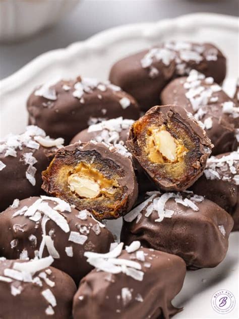 Almond Joy Stuffed Dates Belly Full