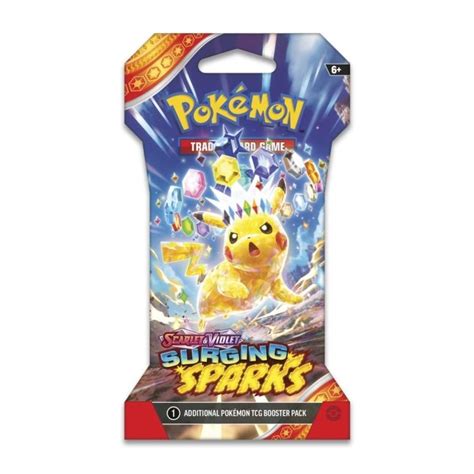 Pok Mon Tcg Scarlet Violet Surging Sparks Sleeved Booster Pack