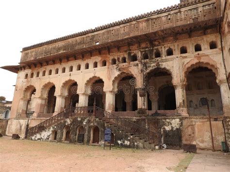 The Jehangir Mahal Orchha Fort Religia Hinduism Ancient Architecture