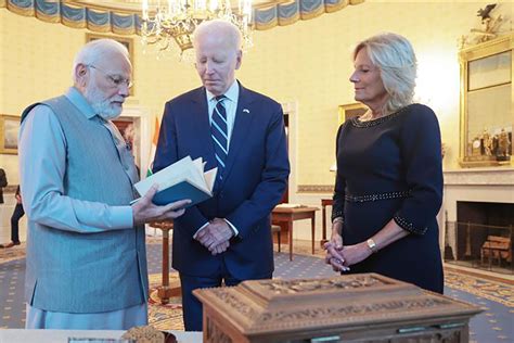 Joe Biden Extends A Warm Welcome To Pm Modi At The White House Marking