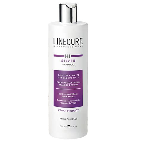 HIPERTIN Шампунь для седых и светлых волос LINECURE Silver (vegan), 1 ...