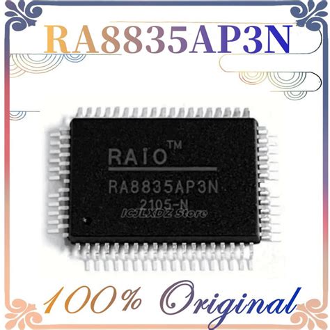 1pcs Lot New Original RA8835AP3N RA8835P3N RA8835 QFP60 LCD Driver Chip