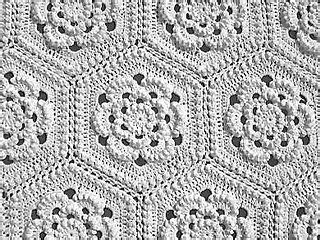 Rennes Matelassé Afghan pattern by Priscilla Hewitt Crochet bedspread