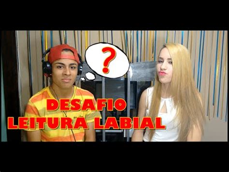 Desafio Leitura Labial Ft Vit Ria Carla Vinicius Duarte Youtube