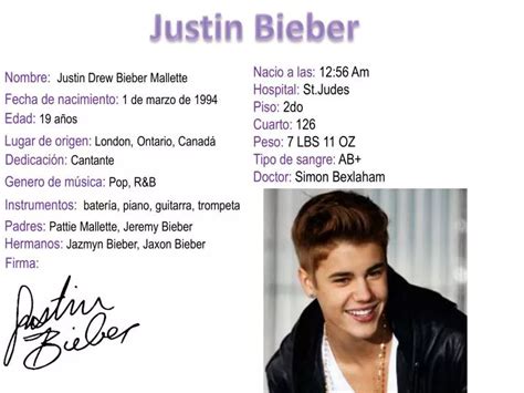 Ppt Justin Bieber Powerpoint Presentation Free Download Id2582166