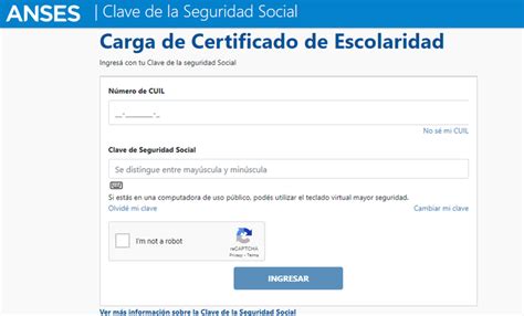 Ayuda Escolar Anses C Mo Hacer El Certificado De Escolaridad