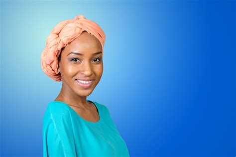 Premium Photo Portrait Of Smiling African American Woman