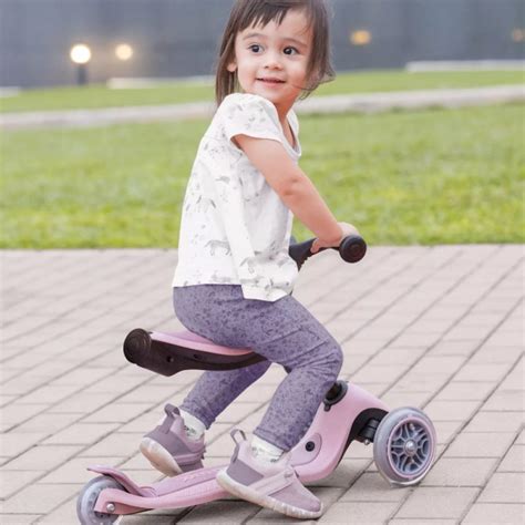 Xe Scooter 3 bánh Globber Go Up Deluxe từ 15 tháng 9 tuổi Pastel