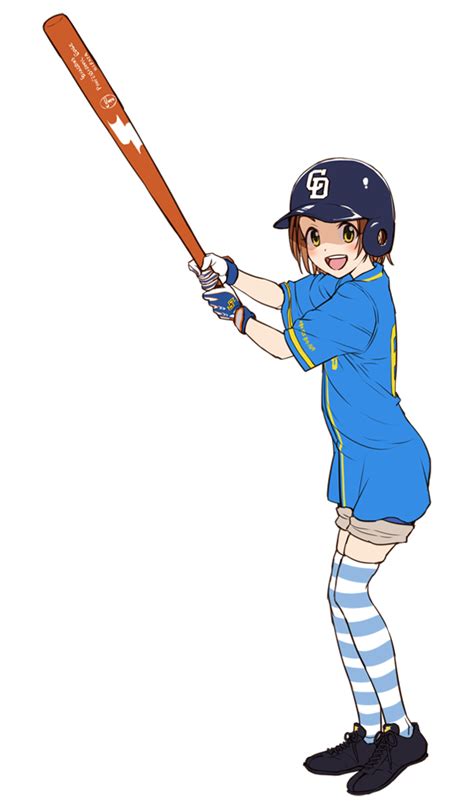 Safebooru 1girl D Baseball Bat Baseball Helmet Baseball Jersey