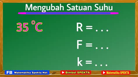 Cara Mengubah Satuan Suhu Jika Diketahui Dalam Celsius Ditanya Reamur Fahrenheit Dan Kelvin