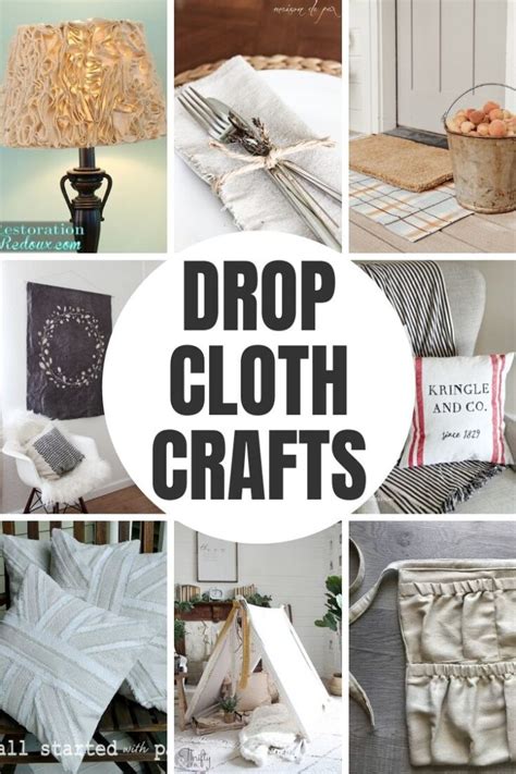 14 Inventive Drop Cloth Projects - The Crazy Craft Lady