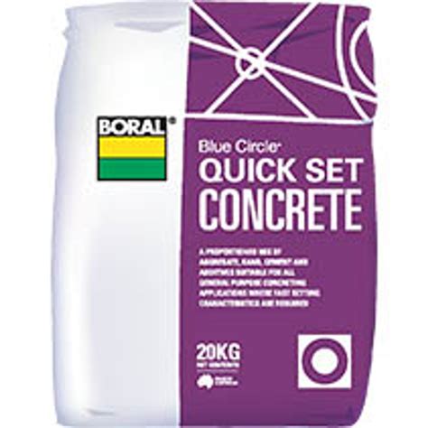 Quickrapid Set Concrete Mix 20kg Getter We Deliver