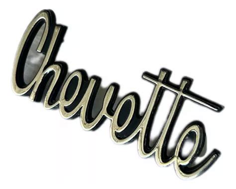 Emblema Assinatura Chevette Metal Pino Original Gm 7333501 Frete grátis