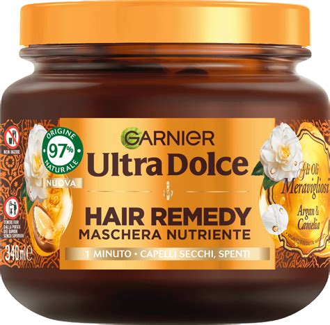 Garnier Ultra Dolce Maschera Capelli Oli Meravigliosi 340 Ml Dm Italia