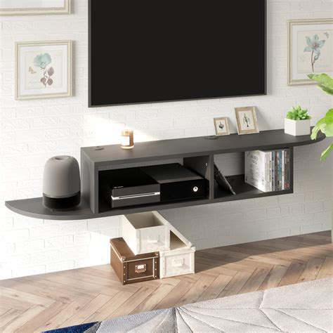 Buy Floating TV Stand TV Wall Shelf Stand, Floating Cable Box Shelf ...